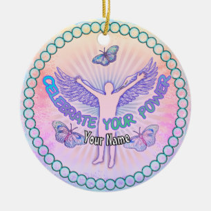 Celebrate Your Power Ceramic Ornament