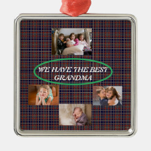 Celebrate Your Special Grandma Metal Ornament