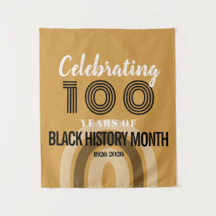 Celebrating 100 Years Of Black History Month Tapestry
