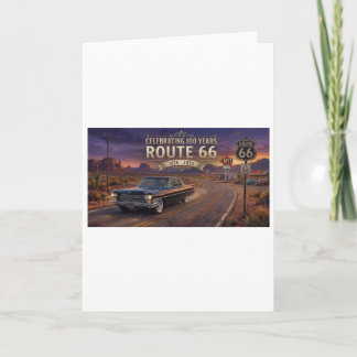 Celebrating 100 Years: Route 66 Card