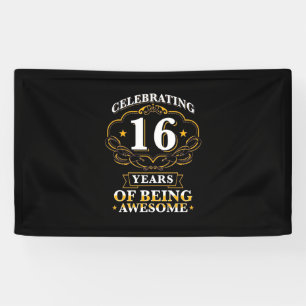 Celebrating 16 Years Of Being Awesome Banner