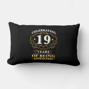 Celebrating 19 Years Of Being Awesome Lumbar Cushion