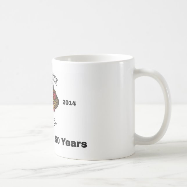 Celebrating 50 years coffee mug (Right)