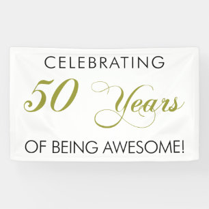 Celebrating 50 Years Of Being Awesome Banner