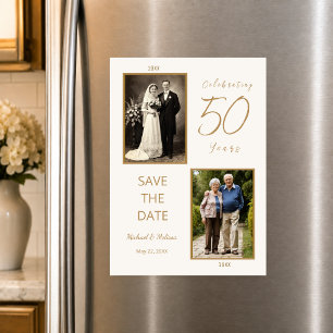 Celebrating 50 Years Save the Date Magnet