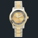 Celebrating 50th Anniversary. Customisable. Watch<br><div class="desc">Designed by Freepik

Available here:
http://www.zazzle.com/produkto</div>