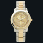 Celebrating 50th Anniversary. Customisable. Watch<br><div class="desc">Designed by Freepik

Available here:
http://www.zazzle.com/produkto</div>