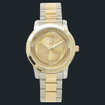 Celebrating 50th Anniversary. Customisable. Watch<br><div class="desc">Designed by Freepik

Available here:
http://www.zazzle.com/produkto</div>