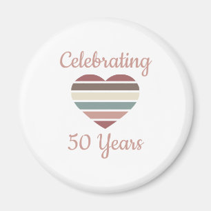 Celebrating 50th Wedding Anniversary Magnet