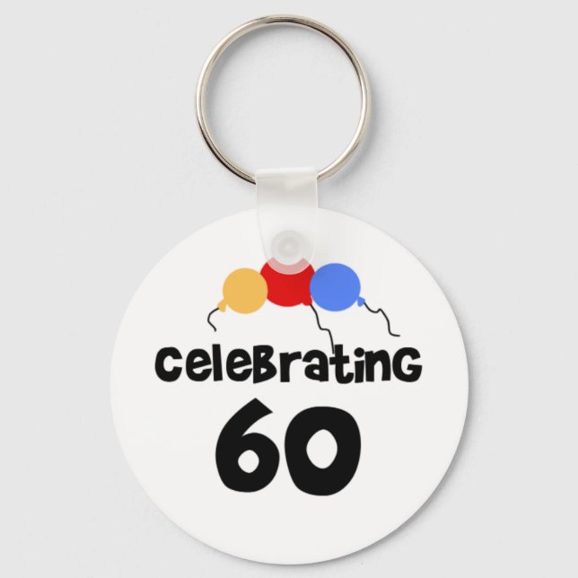 Celebrating 60 key ring (Front)