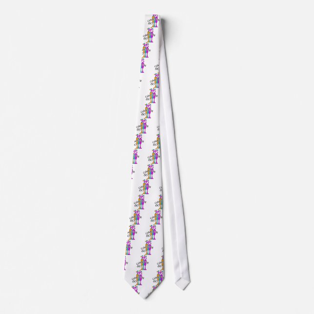 Celebrating 60 tie (Front)