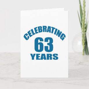 63 Years Old Cards | Zazzle AU