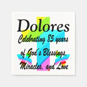 CELEBRATING 85 YEARS OF GODS LOVE NAPKINS