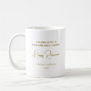 Celebrating a Remarkable Career Retirement Gift Coffee Mug