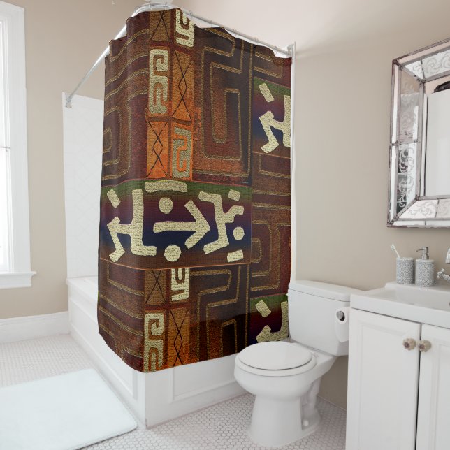 Celebrating African heritage and culture. Shower Curtain (In Situ)