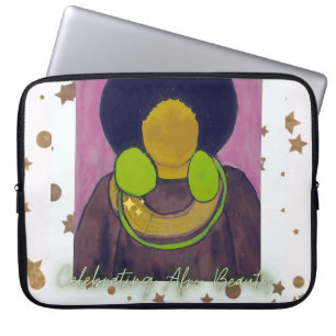 Celebrating Afro Beauty  Laptop Sleeve