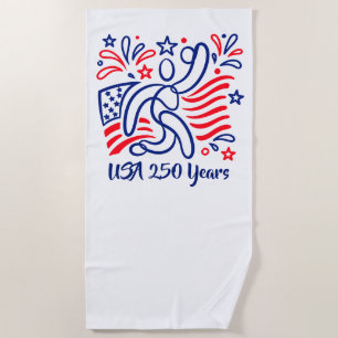 celebrating America’s 250th anniversary Beach Towel