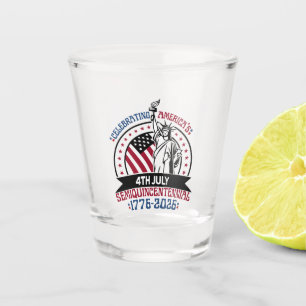 Celebrating America’s Semiquincentennial Shot Glass