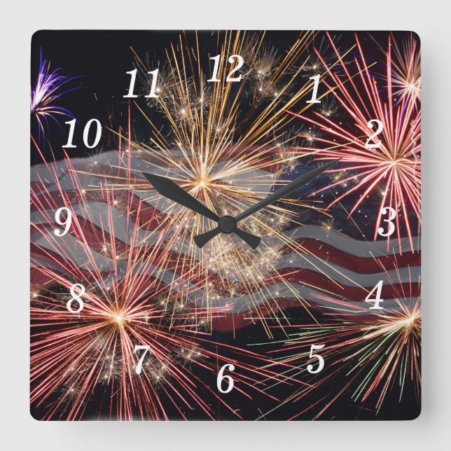 Celebrating America Wall Clock (Front)