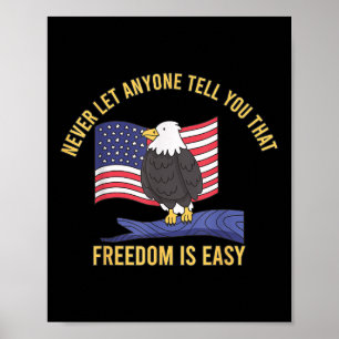 Celebrating American Memorial Independence Day  Poster