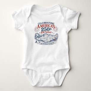 Celebrating America's 250th Birthday Hilton Head Baby Bodysuit