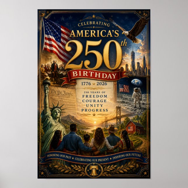 Celebrating America's 250th! Poster (Front)