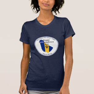 Celebrating BARBADOS INDEPENDENCE Barbadian Flag T-Shirt