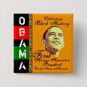 Celebrating Black History 15 Cm Square Badge