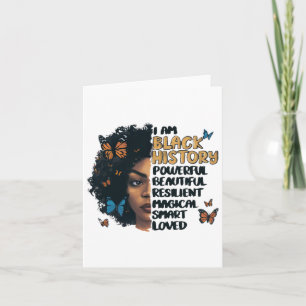 Celebrating Black History Month Equality Pride Card