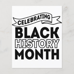 Celebrating Black History Month Flyer
