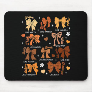 Celebrating Black History With Educated Leader Coq Mouse Pad