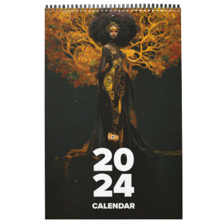 Celebrating Black Women: A 2024 Artistic Calendar