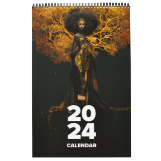 Celebrating Black Women: A 2024 Artistic Calendar