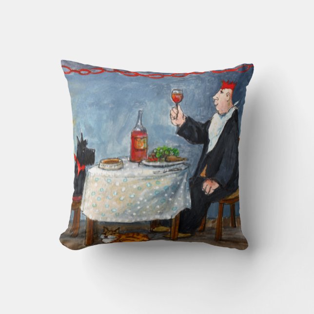 Celebrating Christmas. Cushion (Front)