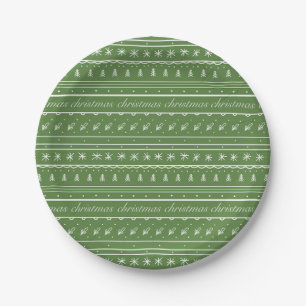 Celebrating Christmas Paper Plate