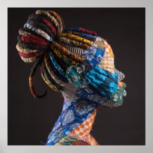 Celebrating Colorful Black Women Poster