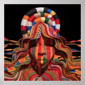 Celebrating Colorful Black Women Poster