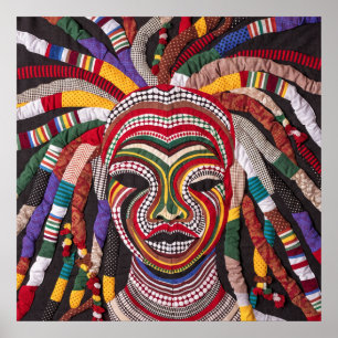 Celebrating Colorful Black Women Poster