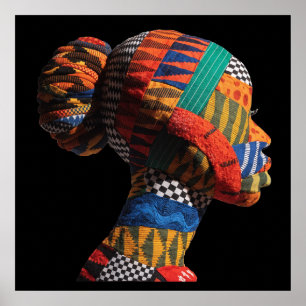 Celebrating Colorful Black Women Poster