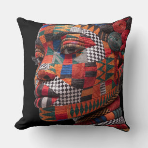 Celebrating Colorful Black Women Throw Pillow