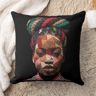 Celebrating Colorful Black Women Throw Pillow