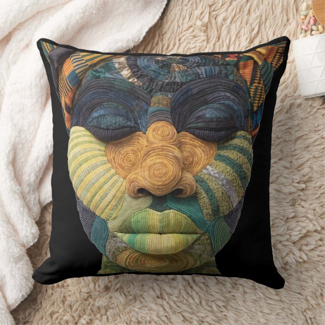 Celebrating Colorful Black Women Throw Pillow (Blanket)
