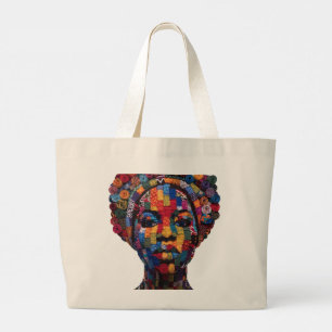 Celebrating Colourful Black Women Cotton Tote Bag