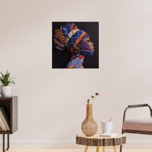 Celebrating Colourful Black Women Poster