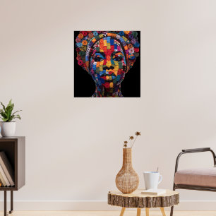 Celebrating Colourful Black Women Poster