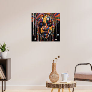 Celebrating Colourful Black Women Poster