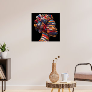 Celebrating Colourful Black Women Poster