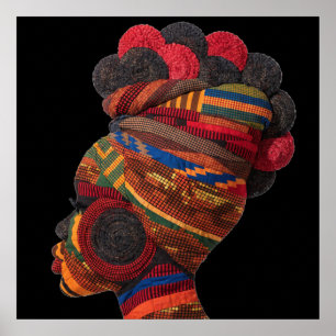 Celebrating Colourful Black Women Poster