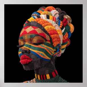 Celebrating Colourful Black Women Poster