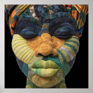 Celebrating Colourful Black Women Poster